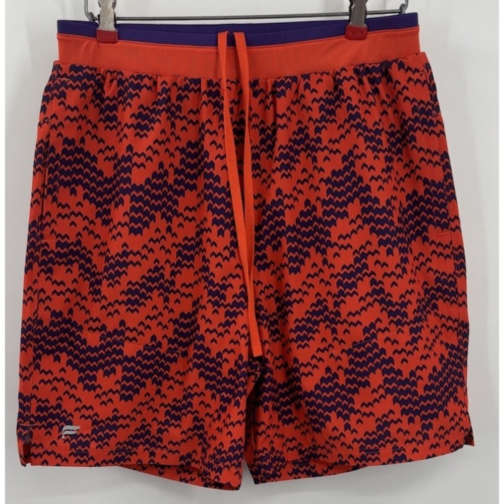 Fabletics The Fundamental Short II Athletic MEDIUM Lined Geometric Shorts
